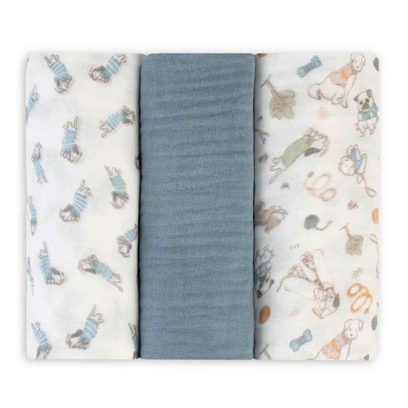 Baby First Little Linen Muslin Wrap 3 Pack image number 1